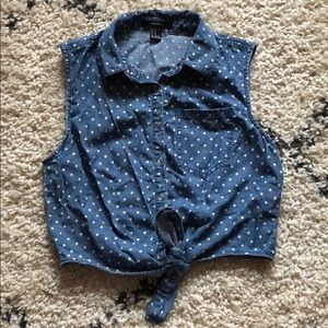 Forever 21 button up blouse